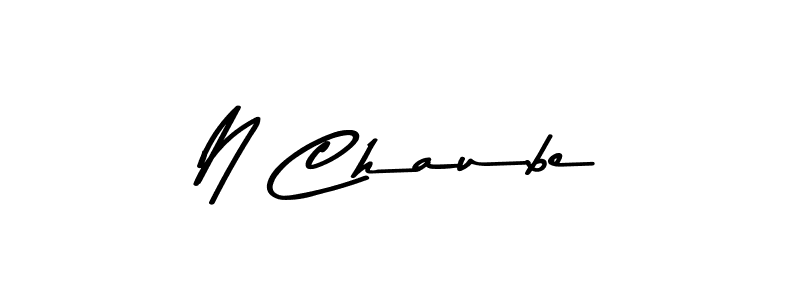 Here are the top 10 professional signature styles for the name N Chaube. These are the best autograph styles you can use for your name. N Chaube signature style 9 images and pictures png