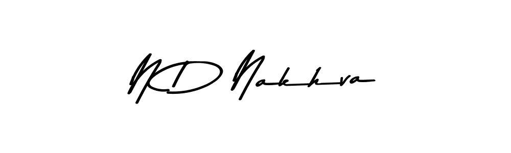 Use a signature maker to create a handwritten signature online. With this signature software, you can design (Asem Kandis PERSONAL USE) your own signature for name N D Nakhva. N D Nakhva signature style 9 images and pictures png