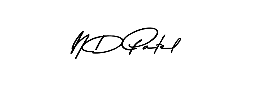Use a signature maker to create a handwritten signature online. With this signature software, you can design (Asem Kandis PERSONAL USE) your own signature for name N D Patel. N D Patel signature style 9 images and pictures png