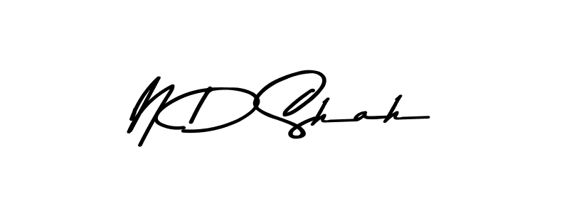 Also we have N D Shah name is the best signature style. Create professional handwritten signature collection using Asem Kandis PERSONAL USE autograph style. N D Shah signature style 9 images and pictures png