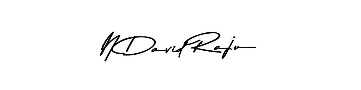 N David Raju stylish signature style. Best Handwritten Sign (Asem Kandis PERSONAL USE) for my name. Handwritten Signature Collection Ideas for my name N David Raju. N David Raju signature style 9 images and pictures png