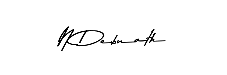 Design your own signature with our free online signature maker. With this signature software, you can create a handwritten (Asem Kandis PERSONAL USE) signature for name N Debnath. N Debnath signature style 9 images and pictures png
