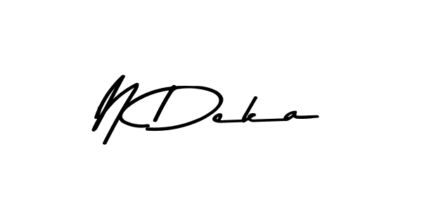 Use a signature maker to create a handwritten signature online. With this signature software, you can design (Asem Kandis PERSONAL USE) your own signature for name N Deka. N Deka signature style 9 images and pictures png