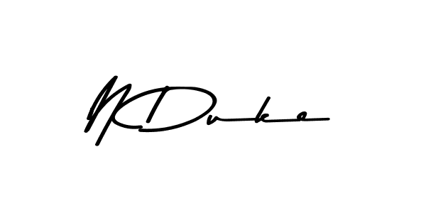 How to make N Duke signature? Asem Kandis PERSONAL USE is a professional autograph style. Create handwritten signature for N Duke name. N Duke signature style 9 images and pictures png