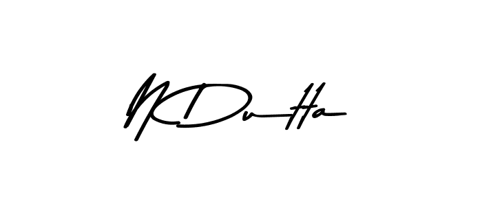 Also we have N Dutta name is the best signature style. Create professional handwritten signature collection using Asem Kandis PERSONAL USE autograph style. N Dutta signature style 9 images and pictures png