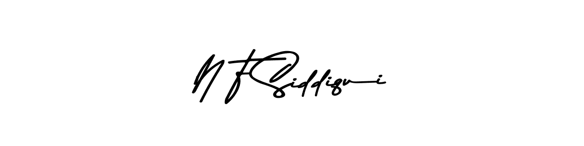 Also You can easily find your signature by using the search form. We will create N F Siddiqui name handwritten signature images for you free of cost using Asem Kandis PERSONAL USE sign style. N F Siddiqui signature style 9 images and pictures png