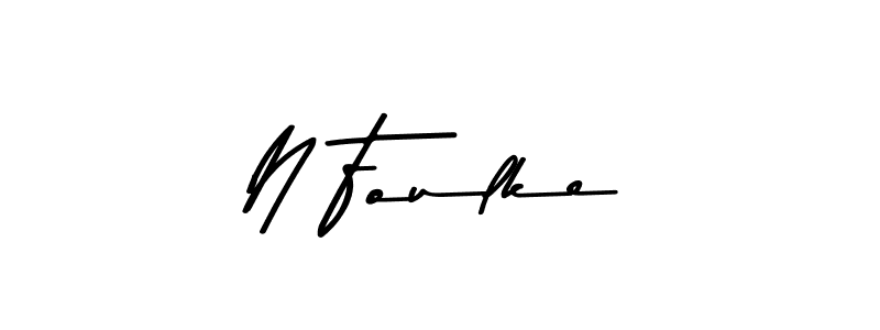 Use a signature maker to create a handwritten signature online. With this signature software, you can design (Asem Kandis PERSONAL USE) your own signature for name N Foulke. N Foulke signature style 9 images and pictures png