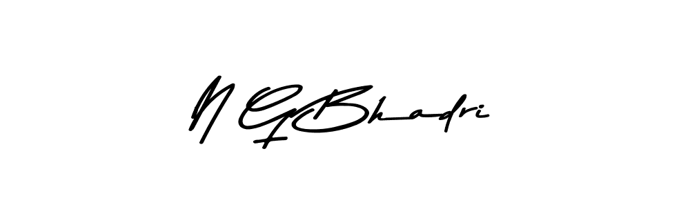 Here are the top 10 professional signature styles for the name N G Bhadri. These are the best autograph styles you can use for your name. N G Bhadri signature style 9 images and pictures png