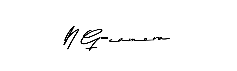 How to Draw N G-camora signature style? Asem Kandis PERSONAL USE is a latest design signature styles for name N G-camora. N G-camora signature style 9 images and pictures png