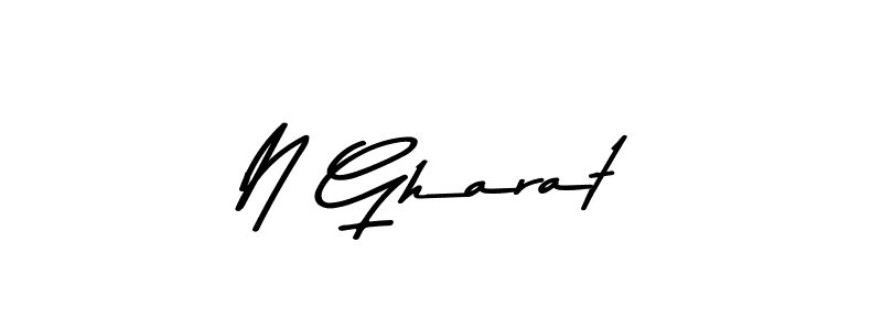 Here are the top 10 professional signature styles for the name N Gharat. These are the best autograph styles you can use for your name. N Gharat signature style 9 images and pictures png