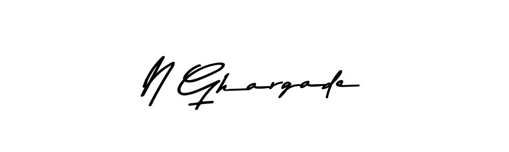 Make a beautiful signature design for name N Ghargade. Use this online signature maker to create a handwritten signature for free. N Ghargade signature style 9 images and pictures png