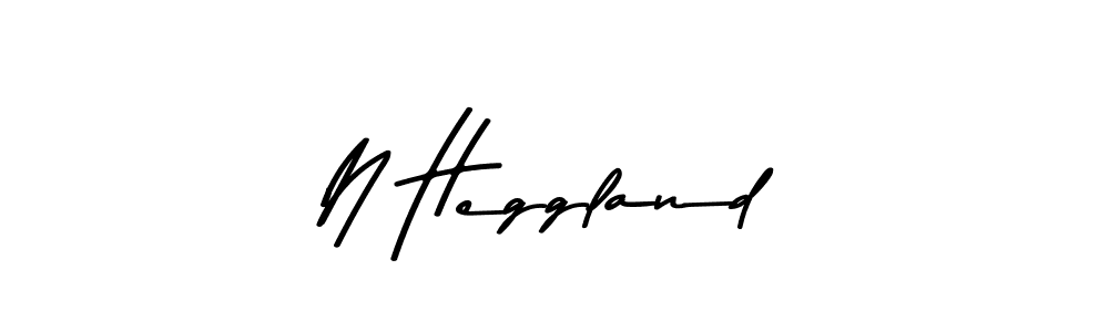 Also we have N Heggland name is the best signature style. Create professional handwritten signature collection using Asem Kandis PERSONAL USE autograph style. N Heggland signature style 9 images and pictures png