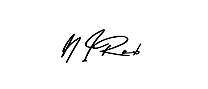 Similarly Asem Kandis PERSONAL USE is the best handwritten signature design. Signature creator online .You can use it as an online autograph creator for name N I Rob. N I Rob signature style 9 images and pictures png