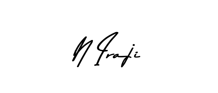 The best way (Asem Kandis PERSONAL USE) to make a short signature is to pick only two or three words in your name. The name N Iraji include a total of six letters. For converting this name. N Iraji signature style 9 images and pictures png