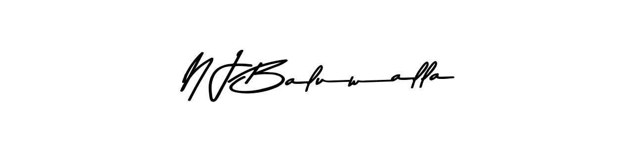 You can use this online signature creator to create a handwritten signature for the name N J Baluwalla. This is the best online autograph maker. N J Baluwalla signature style 9 images and pictures png