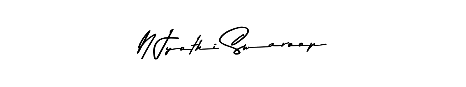 How to make N Jyothi Swaroop signature? Asem Kandis PERSONAL USE is a professional autograph style. Create handwritten signature for N Jyothi Swaroop name. N Jyothi Swaroop signature style 9 images and pictures png