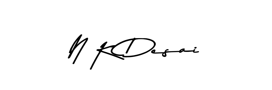 Make a beautiful signature design for name N K Desai. Use this online signature maker to create a handwritten signature for free. N K Desai signature style 9 images and pictures png