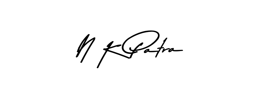 Make a beautiful signature design for name N K Patra. With this signature (Asem Kandis PERSONAL USE) style, you can create a handwritten signature for free. N K Patra signature style 9 images and pictures png