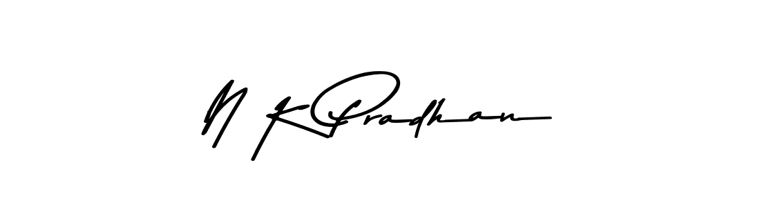 The best way (Asem Kandis PERSONAL USE) to make a short signature is to pick only two or three words in your name. The name N K Pradhan include a total of six letters. For converting this name. N K Pradhan signature style 9 images and pictures png