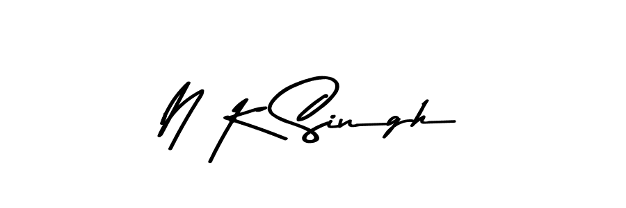 The best way (Asem Kandis PERSONAL USE) to make a short signature is to pick only two or three words in your name. The name N K Singh include a total of six letters. For converting this name. N K Singh signature style 9 images and pictures png