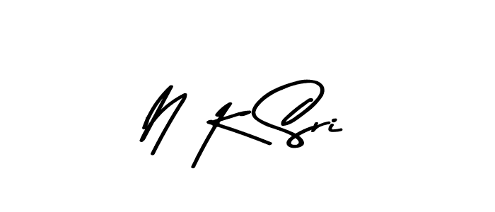 You should practise on your own different ways (Asem Kandis PERSONAL USE) to write your name (N K Sri) in signature. don't let someone else do it for you. N K Sri signature style 9 images and pictures png