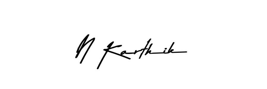Similarly Asem Kandis PERSONAL USE is the best handwritten signature design. Signature creator online .You can use it as an online autograph creator for name N Karthik. N Karthik signature style 9 images and pictures png