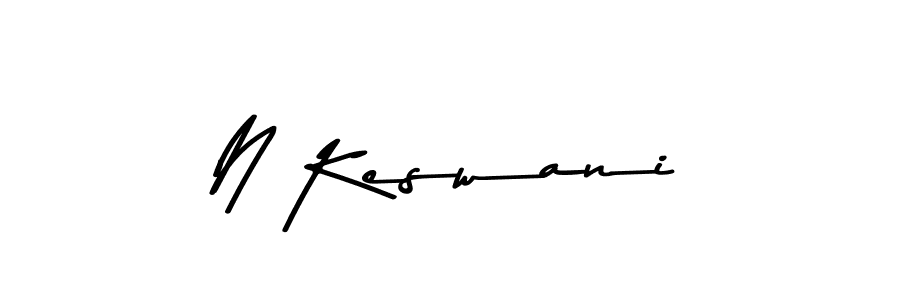 How to Draw N Keswani signature style? Asem Kandis PERSONAL USE is a latest design signature styles for name N Keswani. N Keswani signature style 9 images and pictures png