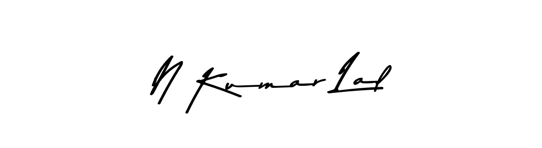 Asem Kandis PERSONAL USE is a professional signature style that is perfect for those who want to add a touch of class to their signature. It is also a great choice for those who want to make their signature more unique. Get N Kumar Lal name to fancy signature for free. N Kumar Lal signature style 9 images and pictures png