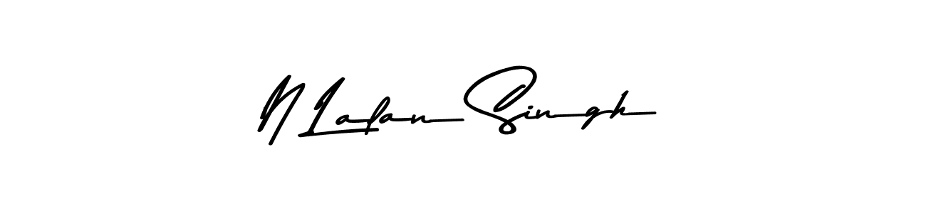 How to Draw N Lalan Singh signature style? Asem Kandis PERSONAL USE is a latest design signature styles for name N Lalan Singh. N Lalan Singh signature style 9 images and pictures png