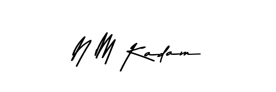 Also we have N M Kadam name is the best signature style. Create professional handwritten signature collection using Asem Kandis PERSONAL USE autograph style. N M Kadam signature style 9 images and pictures png