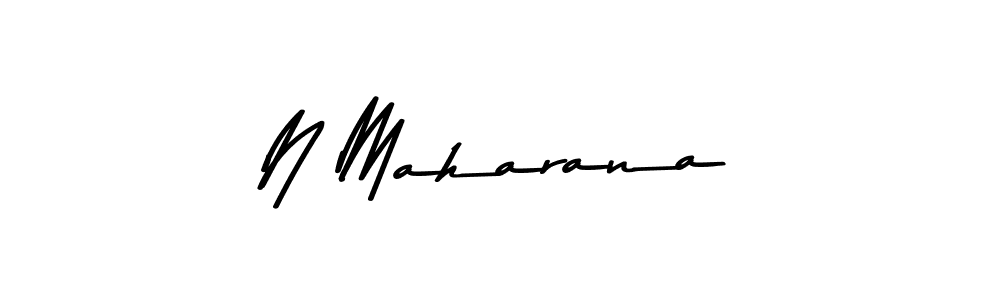 N Maharana stylish signature style. Best Handwritten Sign (Asem Kandis PERSONAL USE) for my name. Handwritten Signature Collection Ideas for my name N Maharana. N Maharana signature style 9 images and pictures png