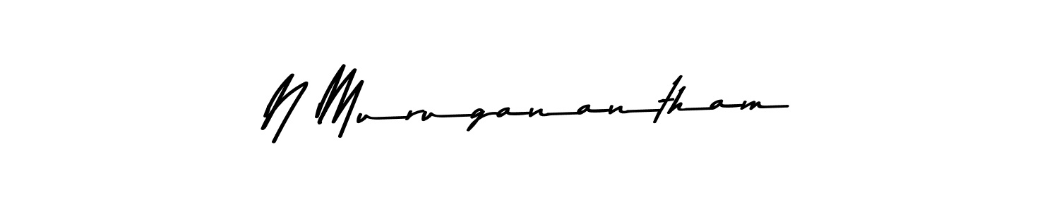 Use a signature maker to create a handwritten signature online. With this signature software, you can design (Asem Kandis PERSONAL USE) your own signature for name N Muruganantham. N Muruganantham signature style 9 images and pictures png
