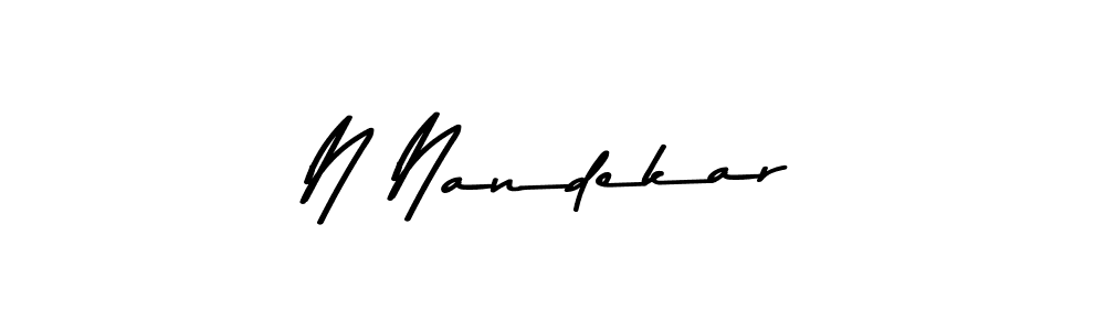 It looks lik you need a new signature style for name N Nandekar. Design unique handwritten (Asem Kandis PERSONAL USE) signature with our free signature maker in just a few clicks. N Nandekar signature style 9 images and pictures png