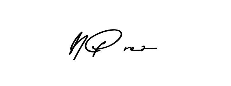 N Pérez stylish signature style. Best Handwritten Sign (Asem Kandis PERSONAL USE) for my name. Handwritten Signature Collection Ideas for my name N Pérez. N Pérez signature style 9 images and pictures png