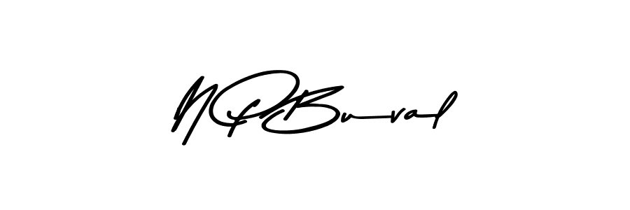 How to Draw N P Buval signature style? Asem Kandis PERSONAL USE is a latest design signature styles for name N P Buval. N P Buval signature style 9 images and pictures png