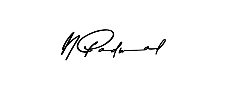 Similarly Asem Kandis PERSONAL USE is the best handwritten signature design. Signature creator online .You can use it as an online autograph creator for name N Padwal. N Padwal signature style 9 images and pictures png