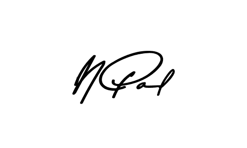 Create a beautiful signature design for name N Pal. With this signature (Asem Kandis PERSONAL USE) fonts, you can make a handwritten signature for free. N Pal signature style 9 images and pictures png