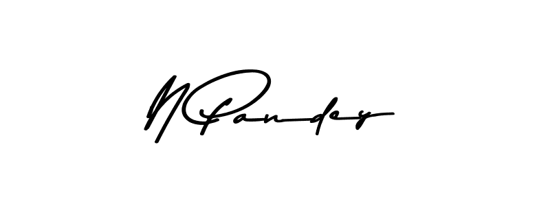 How to Draw N Pandey signature style? Asem Kandis PERSONAL USE is a latest design signature styles for name N Pandey. N Pandey signature style 9 images and pictures png