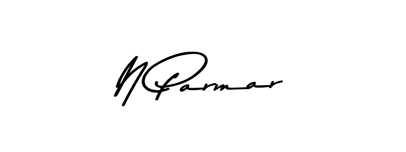 N Parmar stylish signature style. Best Handwritten Sign (Asem Kandis PERSONAL USE) for my name. Handwritten Signature Collection Ideas for my name N Parmar. N Parmar signature style 9 images and pictures png