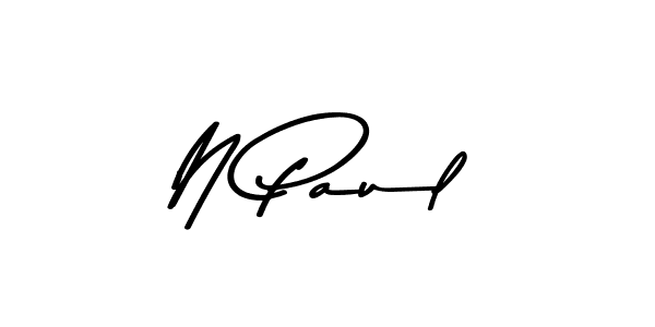 Design your own signature with our free online signature maker. With this signature software, you can create a handwritten (Asem Kandis PERSONAL USE) signature for name N Paul. N Paul signature style 9 images and pictures png