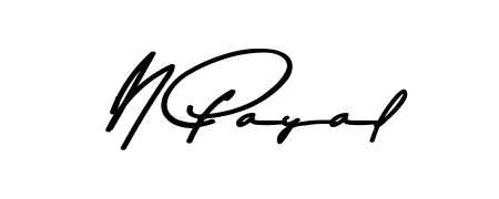 Make your name N Payal memorable on every contract using Asem Kandis PERSONAL USE autograph style. Instant transparent background export available. N Payal signature style 9 images and pictures png