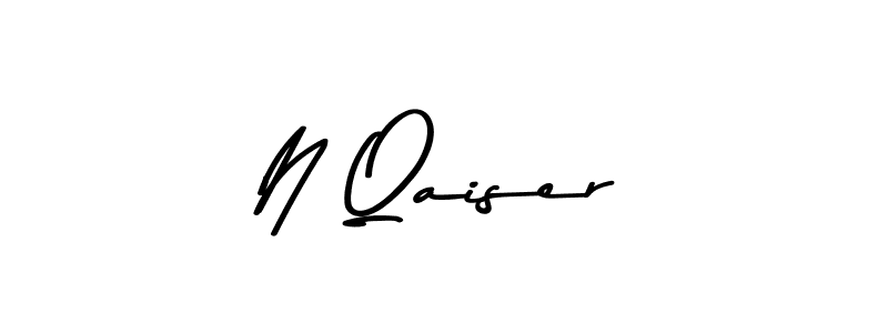 Similarly Asem Kandis PERSONAL USE is the best handwritten signature design. Signature creator online .You can use it as an online autograph creator for name N Qaiser. N Qaiser signature style 9 images and pictures png