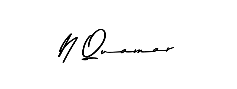 How to Draw N Quamar signature style? Asem Kandis PERSONAL USE is a latest design signature styles for name N Quamar. N Quamar signature style 9 images and pictures png