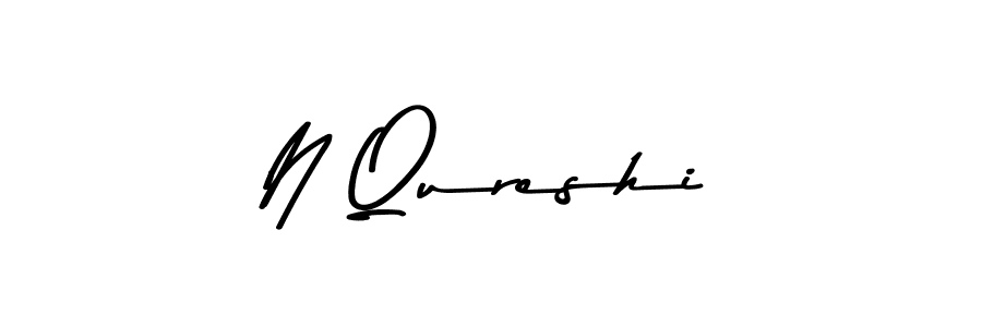 Also we have N Qureshi name is the best signature style. Create professional handwritten signature collection using Asem Kandis PERSONAL USE autograph style. N Qureshi signature style 9 images and pictures png
