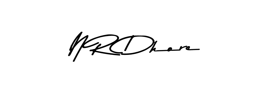 Here are the top 10 professional signature styles for the name N R Dhore. These are the best autograph styles you can use for your name. N R Dhore signature style 9 images and pictures png