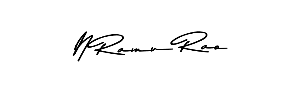 How to make N Ramu Rao signature? Asem Kandis PERSONAL USE is a professional autograph style. Create handwritten signature for N Ramu Rao name. N Ramu Rao signature style 9 images and pictures png