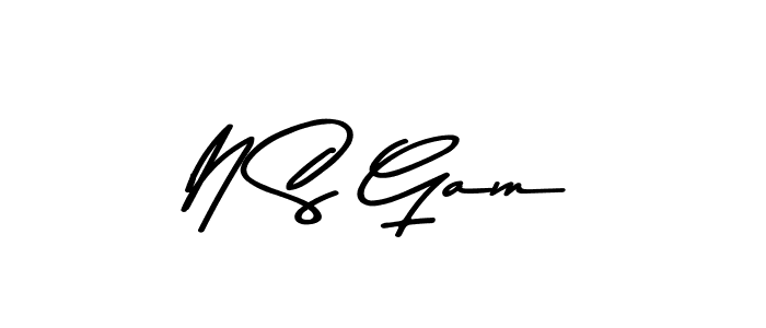 You can use this online signature creator to create a handwritten signature for the name N S Gam. This is the best online autograph maker. N S Gam signature style 9 images and pictures png