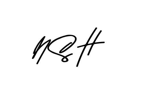 How to make N S H signature? Asem Kandis PERSONAL USE is a professional autograph style. Create handwritten signature for N S H name. N S H signature style 9 images and pictures png