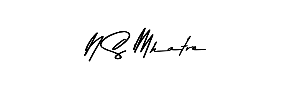 Use a signature maker to create a handwritten signature online. With this signature software, you can design (Asem Kandis PERSONAL USE) your own signature for name N S Mhatre. N S Mhatre signature style 9 images and pictures png