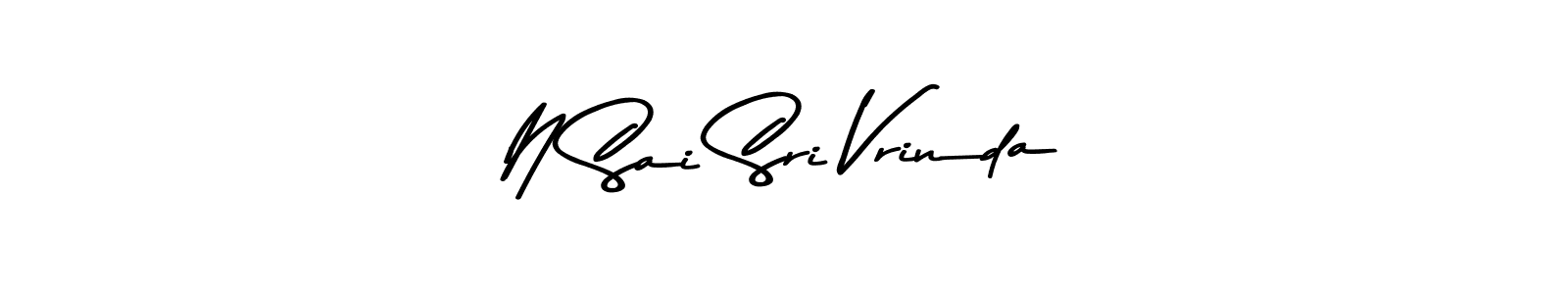 N Sai Sri Vrinda stylish signature style. Best Handwritten Sign (Asem Kandis PERSONAL USE) for my name. Handwritten Signature Collection Ideas for my name N Sai Sri Vrinda. N Sai Sri Vrinda signature style 9 images and pictures png